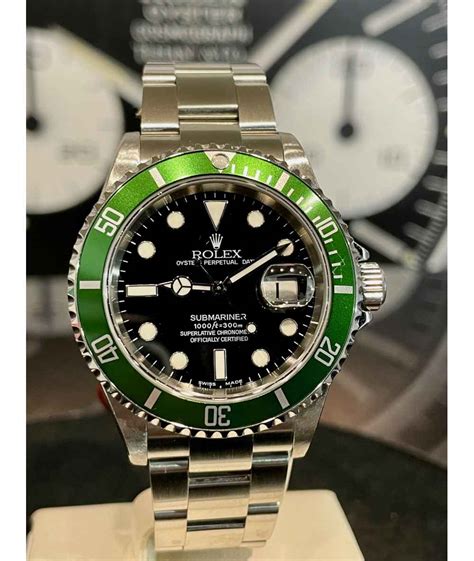 mark vii rolex ghiera verde|Rolex SUBMARINER DATE GHIERA VERDE STARBUCKS .